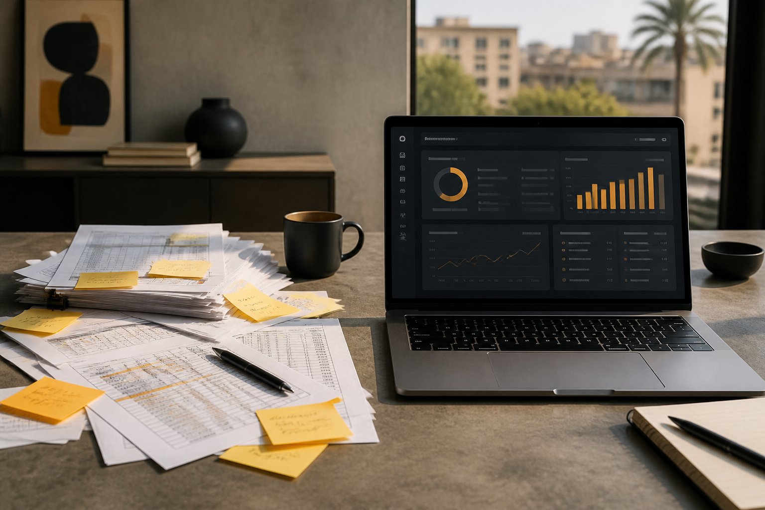 Spreadsheets versus a custom operations dashboard