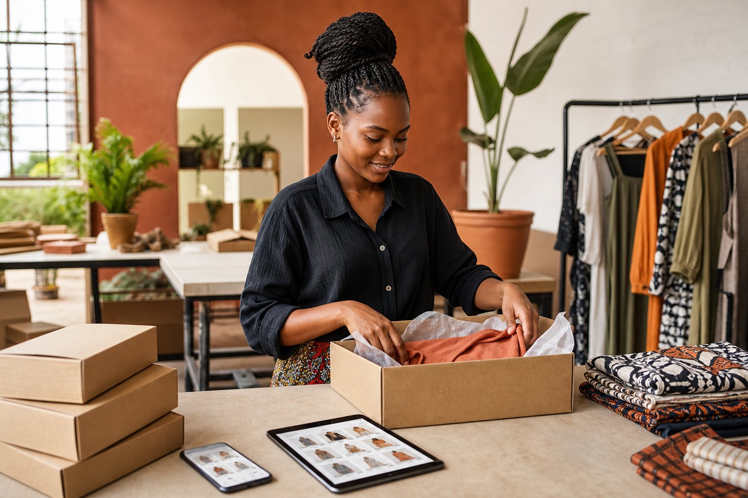 E-commerce website in Ghana with mobile money fulfilment