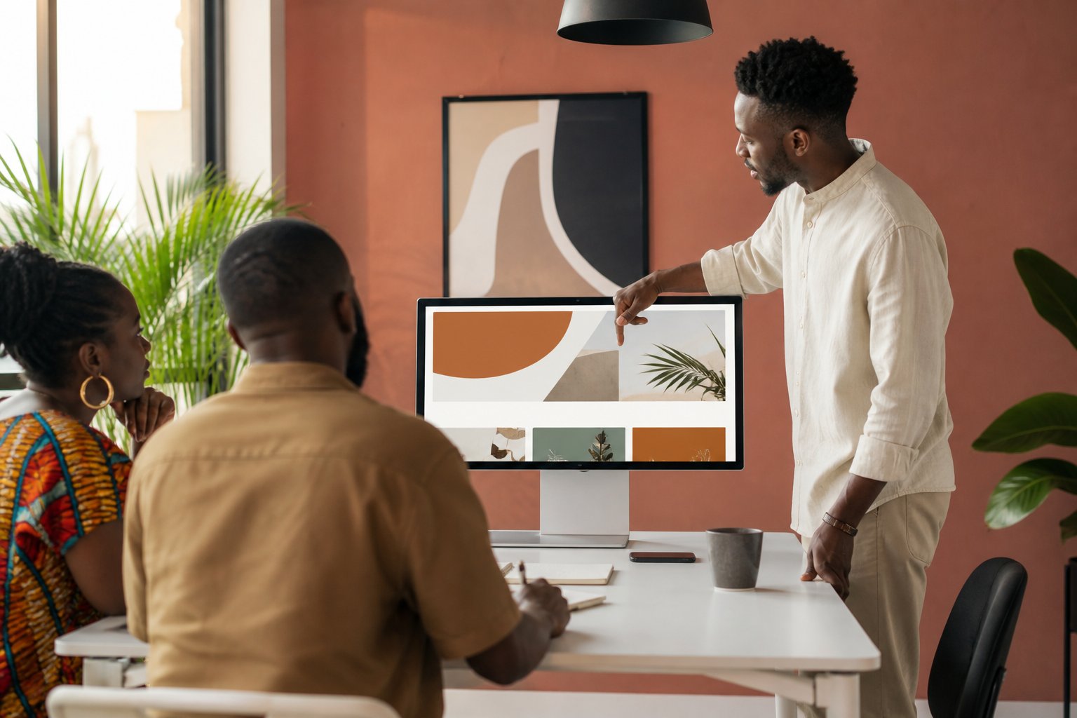 Website design review for a Ghana SME